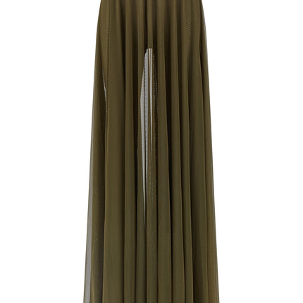 Norma Kamali Bicolor Polyamide Mini Skirt