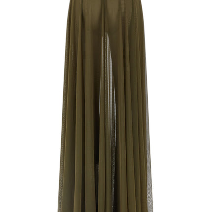 Norma Kamali Bicolor Polyamide Mini Skirt