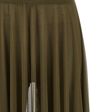 Norma Kamali Bicolor Polyamide Mini Skirt