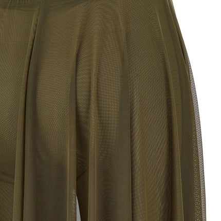 Norma Kamali Bicolor Polyamide Mini Skirt