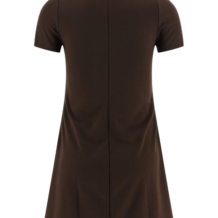 Courrèges Brown Polyester Short Dress