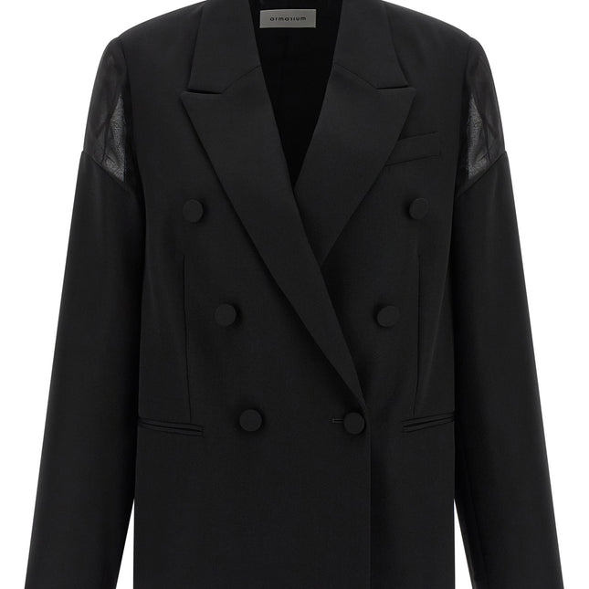 Armarium Black Virgin Wool Blazer