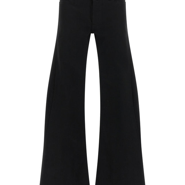 Balenciaga Black Cotton Flared Jeans