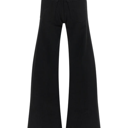 Balenciaga Black Cotton Flared Jeans