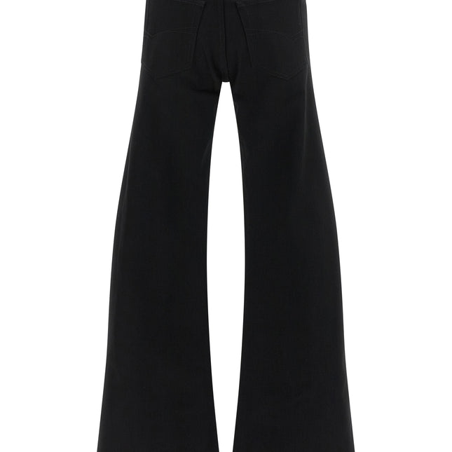 Balenciaga Black Cotton Flared Jeans