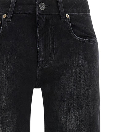 Balenciaga Black Cotton Flared Jeans