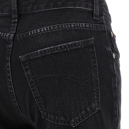 Balenciaga Black Cotton Flared Jeans