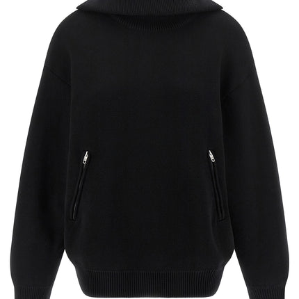 Balenciaga Black Cotton Cardigan