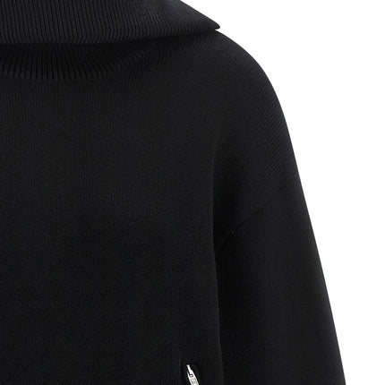 Balenciaga Black Cotton Cardigan