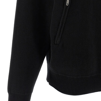 Balenciaga Black Cotton Cardigan