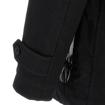 Comme Des Garçons Black Polyester Coat