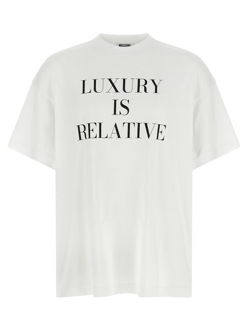 Moschino White Cotton T-Shirt