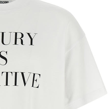Moschino White Cotton T-Shirt