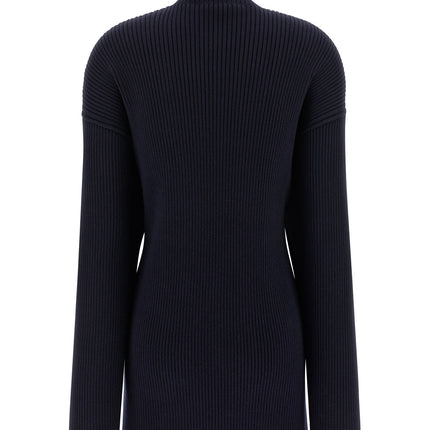 Balenciaga Blue Wool Short Dress