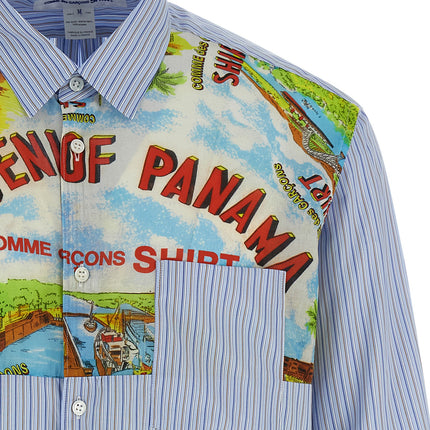 Comme Des Garçons Multicolor Cotton Blouse
