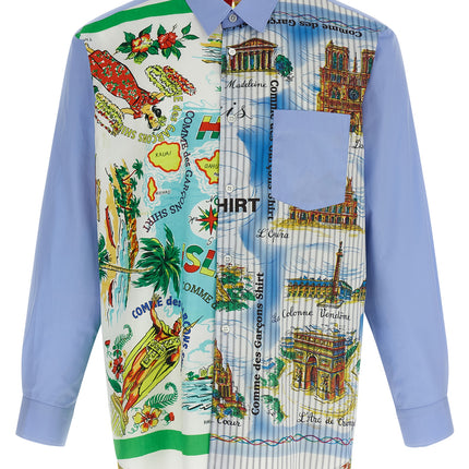 Comme Des Garçons Multicolor Cotton Blouse
