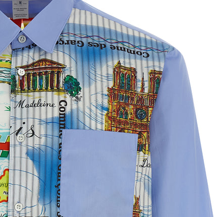 Comme Des Garçons Multicolor Cotton Blouse