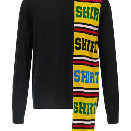 Comme Des Garçons Black Acetate Cardigan