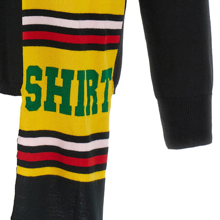Comme Des Garçons Black Acetate Cardigan