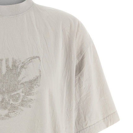 Balenciaga White Cotton T-Shirt