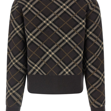 Burberry Brown Wool Cardigan