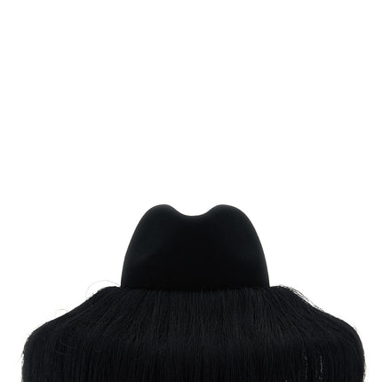 Comme Des Garçons Black Wool Fedora