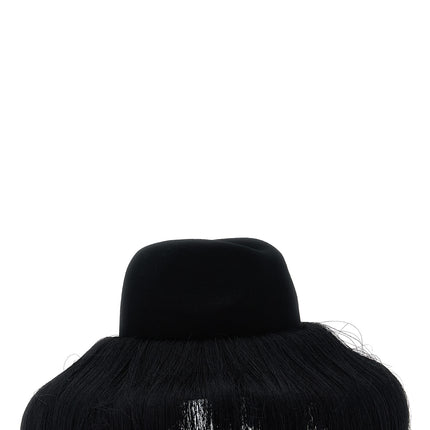 Comme Des Garçons Black Wool Fedora