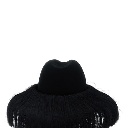 Comme Des Garçons Black Wool Fedora