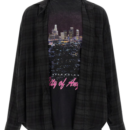 Balenciaga Black Cotton Blouse