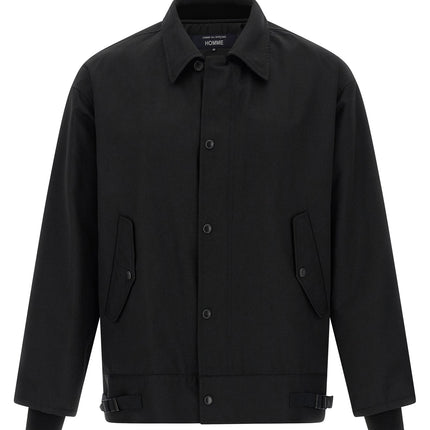 Comme Des Garçons Black Polyester Full-Length Jacket