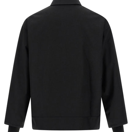Comme Des Garçons Black Polyester Full-Length Jacket