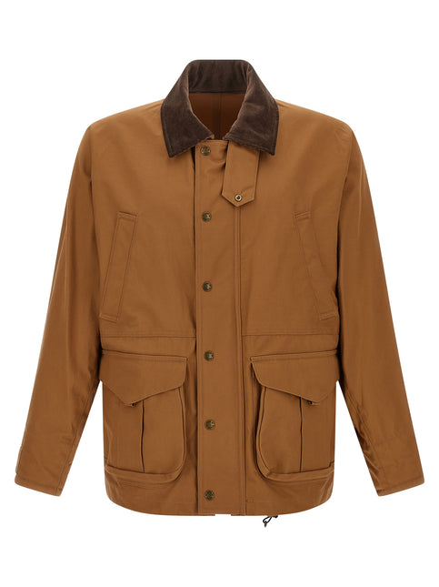 Junya Watanabe Brown Cotton Shell Jacket