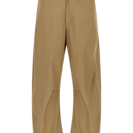 Comme Des Garçons Beige Cotton Casual Pants