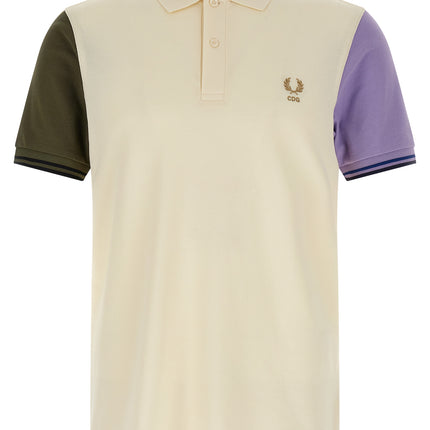 Comme Des Garçons White Cotton Polo Shirt