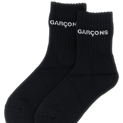 Comme Des Garçons Bicolor Cotton Socks