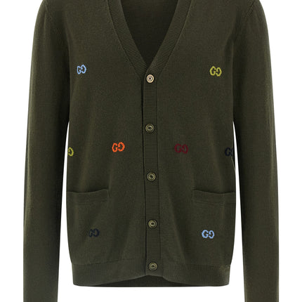 Gucci Bicolor Cashmere Cardigan