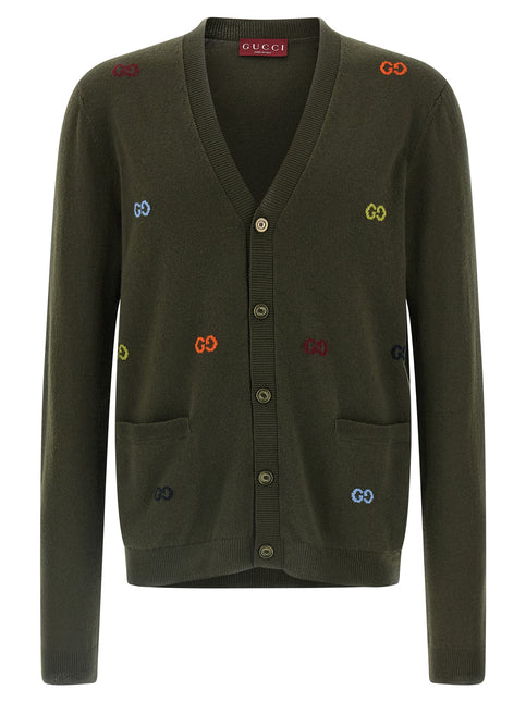 Gucci Bicolor Cashmere Cardigan