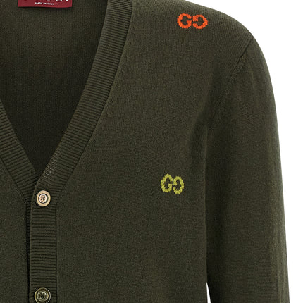 Gucci Bicolor Cashmere Cardigan
