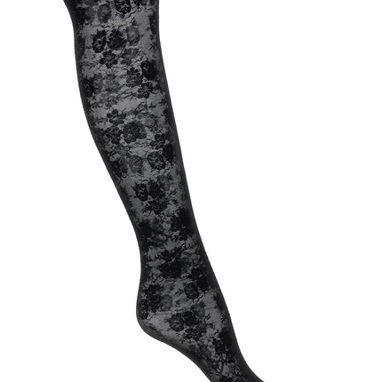 Valentino Garavani Black Polyamide Socks