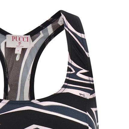 Emilio Pucci Black Polyamide Sport Bra