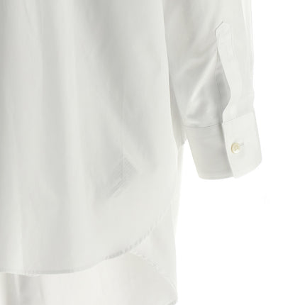 Comme Des Garçons White Cotton Blouse