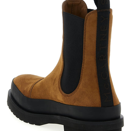 Stella McCartney Brown Viscose Ankle Boots