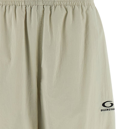 Balenciaga Beige Polyamide Joggers (Workout Pants)