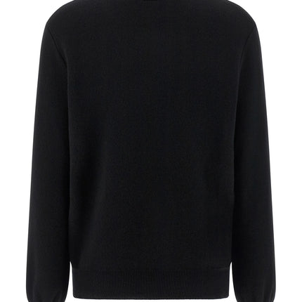 Ferragamo Black Virgin Wool Cardigan