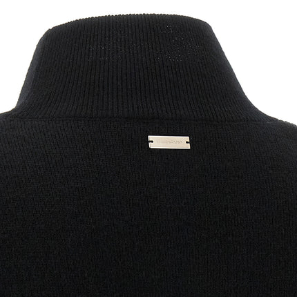 Ferragamo Black Virgin Wool Cardigan