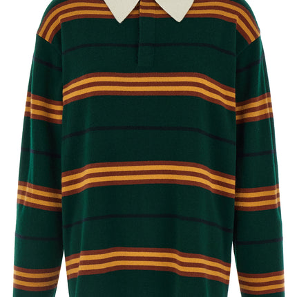 Guest in Residence Bicolor Cashmere Polo Shirt