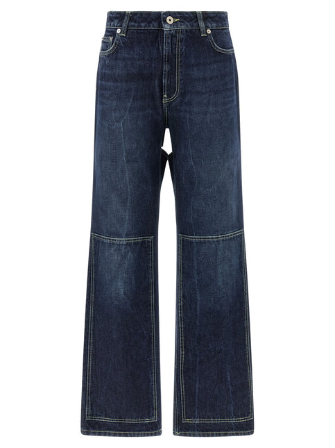 Jean Paul Gaultier Blue Cotton Jeans Denim