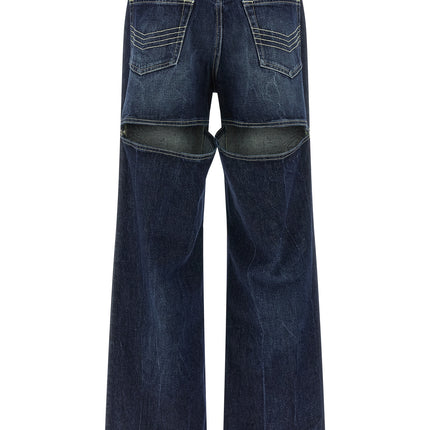 Jean Paul Gaultier Blue Cotton Jeans Denim