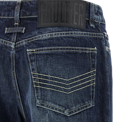Jean Paul Gaultier Blue Cotton Jeans Denim