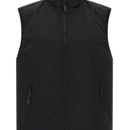 Gramicci Black Polyester Sleeveless Jacket